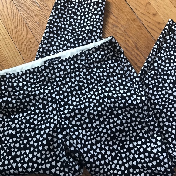 J. Crew Heart Patterned Slacks - Picture 6 of 6